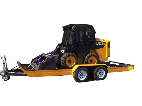 bobcat skid steer trailer|skid steer trailer attachment.